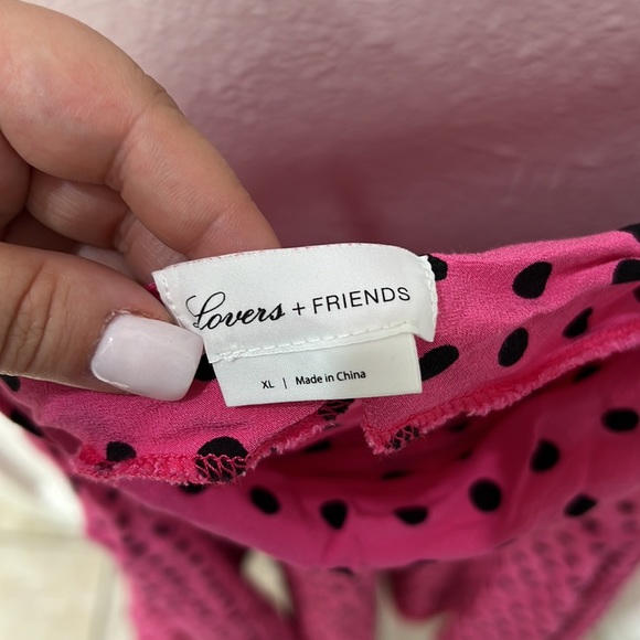 Lovers & Friends Pink Polka Dot Dress - Picture 5 of 12